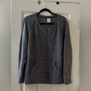 Secret Treasures Gray V-Neck Pajama Top